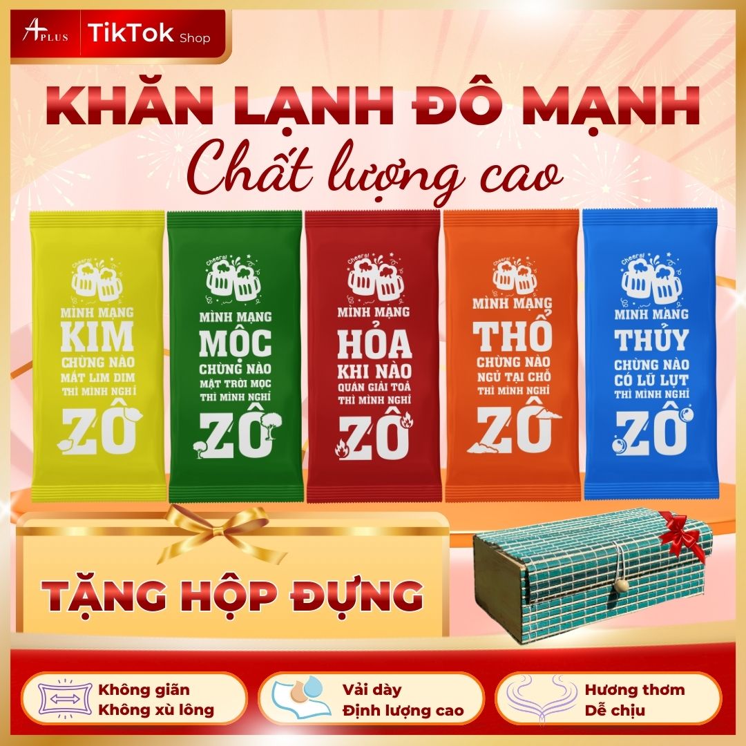 COMBO KHĂN LẠNH ĐÔ MẠNH